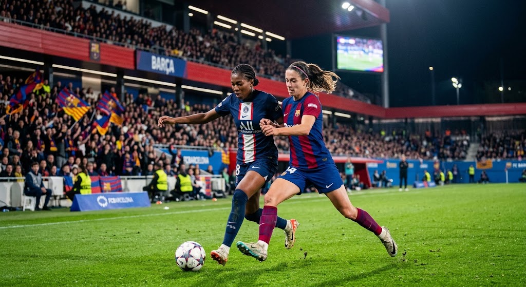 barcelona - paris football
