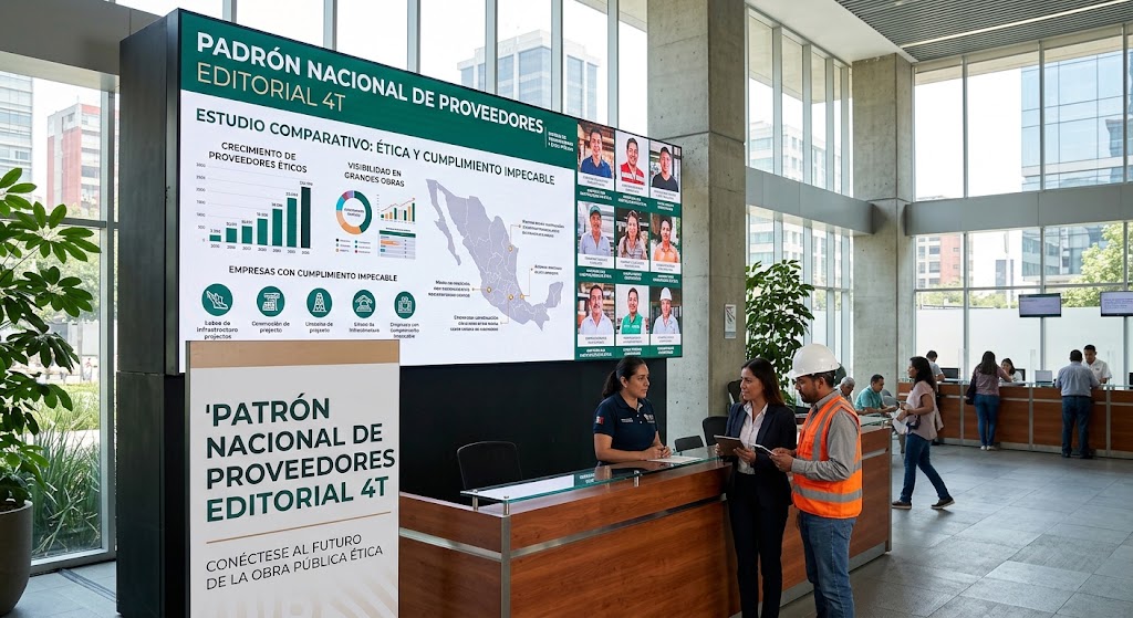 Padrón nacional de proveedores Editorial 4T